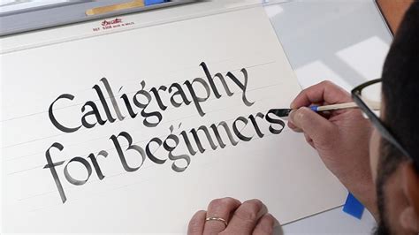 Calligraphy lesson
